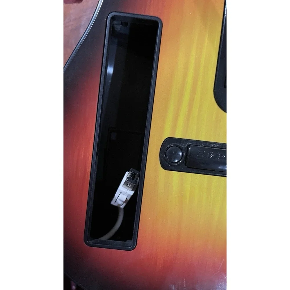 Guitar Hero Wireless Guitar Controller Sunburst Nintendo Wii Untested- As Is